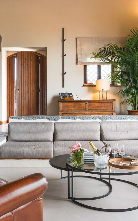 Villa Continella: Wohnzimmer
