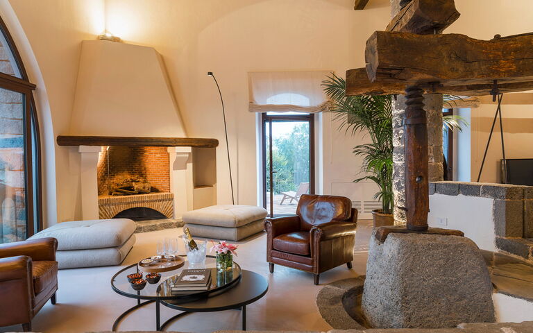 Villa Continella: Wohnzimmer