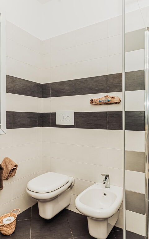 Villa Marinella: Bad