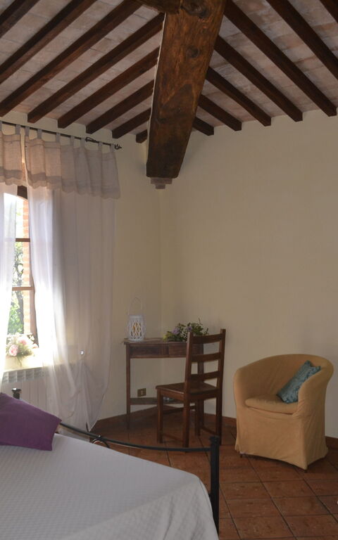 Podere Peteglia: Schlafzimmer