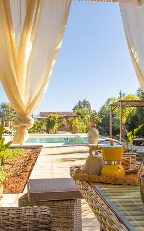 Villa Renedda: Außen, Balkon / Terrasse / Patio, Draussen