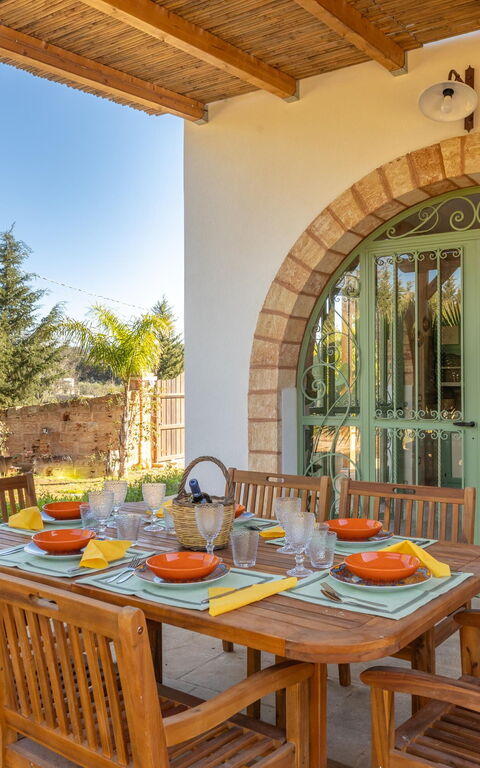 Villa Renedda: Außen, Balkon / Terrasse / Patio, Draussen