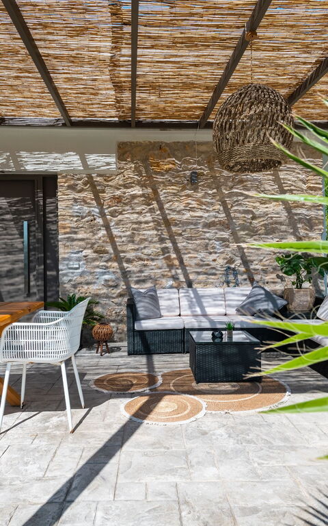 Villa Olympia: Außen, Balkon / Terrasse / Patio, Draussen