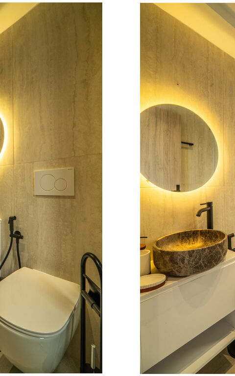 Villa Vasilissa: Bad