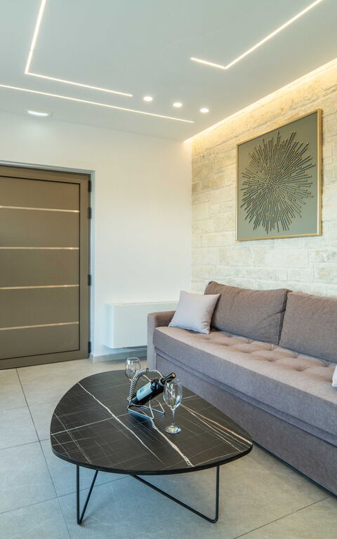 Villa Vasilissa: Wohnzimmer