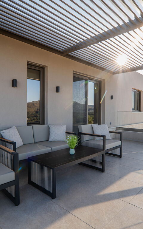 Villa Vasilissa: Außen, Balkon / Terrasse / Patio, Draussen
