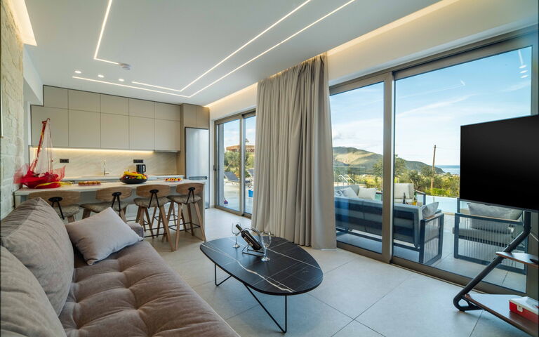 Villa Vasilissa: Wohnzimmer