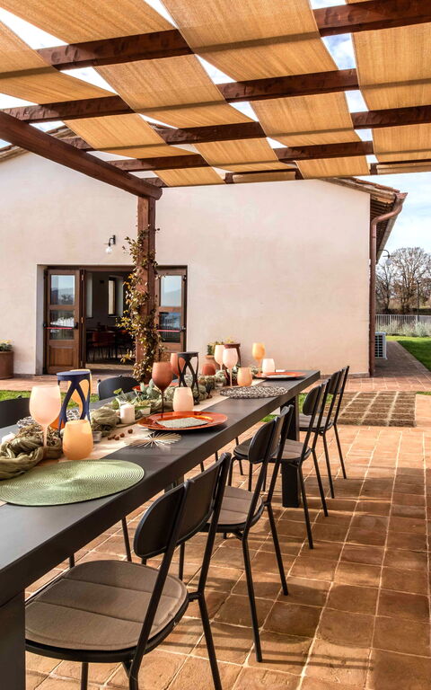Tenuta Poggio Guiano: Außen, Balkon / Terrasse / Patio, Draussen