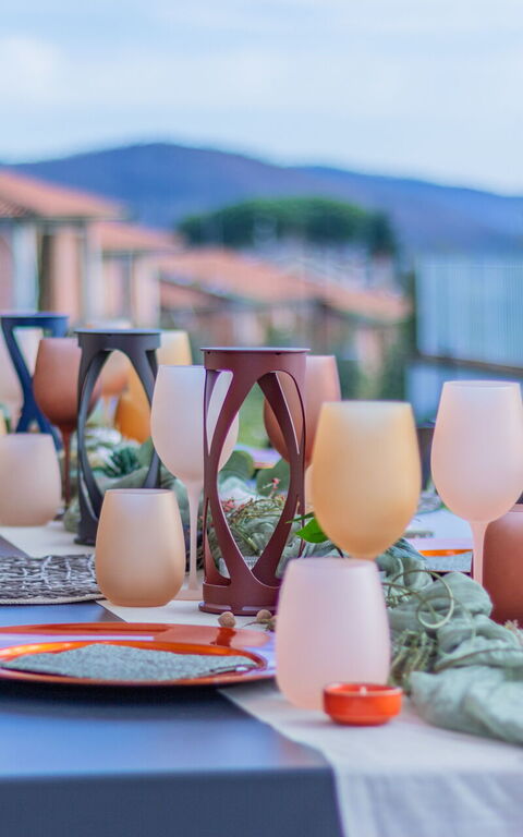 Tenuta Poggio Guiano: Ansichten, Außen, Balkon / Terrasse / Patio, Draussen