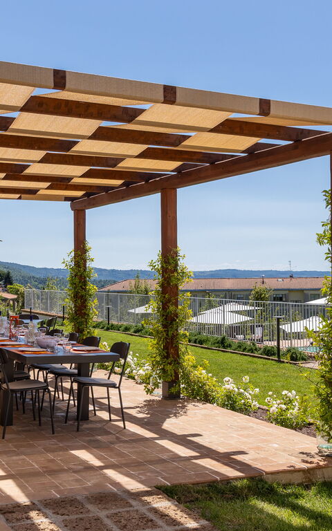 Tenuta Poggio Guiano: Ansichten, Außen, Balkon / Terrasse / Patio, Draussen, Garten