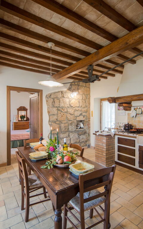 Villa Civita: Esszimmer, Küche