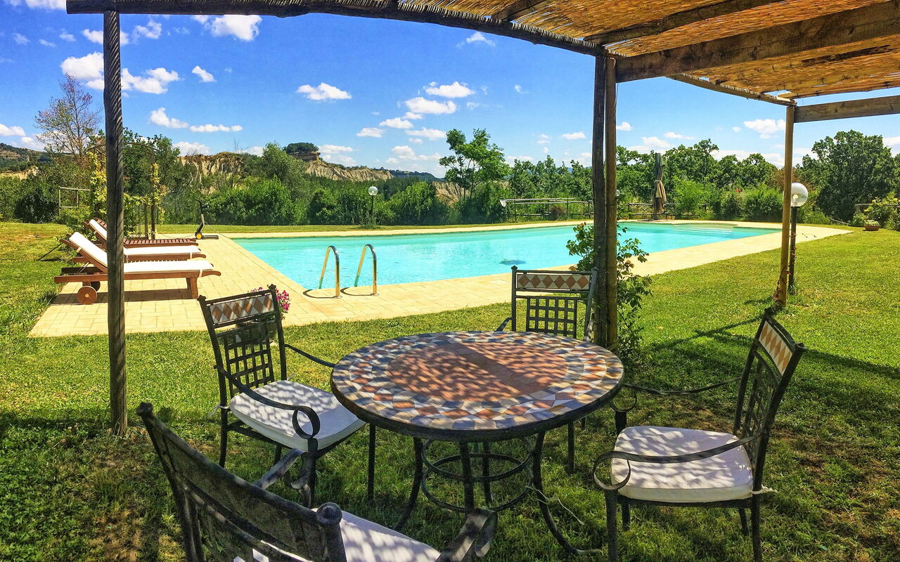 Villa Civita: Garten, Schwimmbad