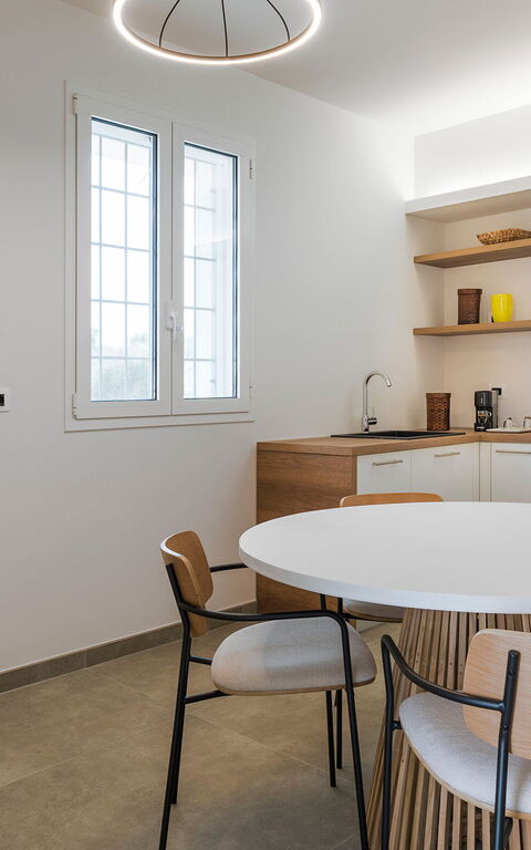 Dimora Bufalefi: Esszimmer, Küche