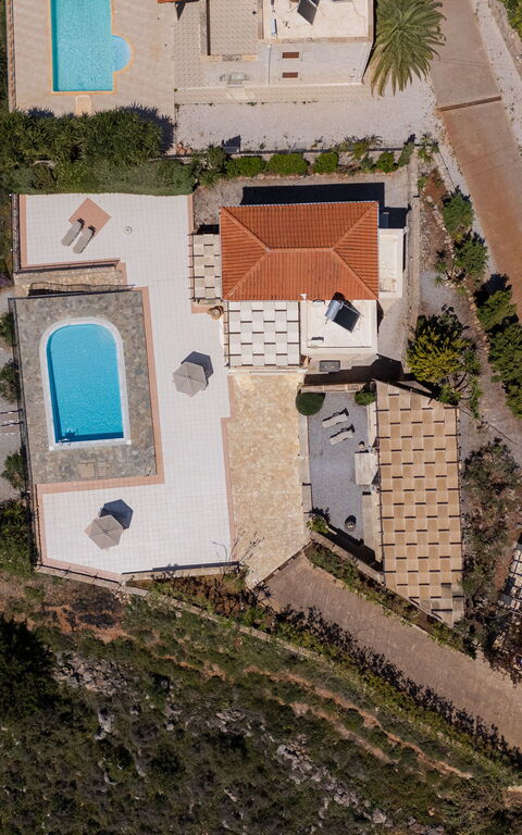 Villa Pi: Ansichten, Schwimmbad