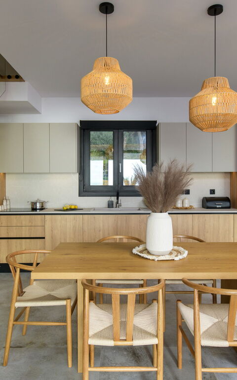 Villa Elais: Esszimmer, Küche