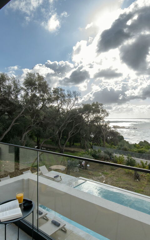 Villa Elais: Ansichten, Balkon / Terrasse / Patio