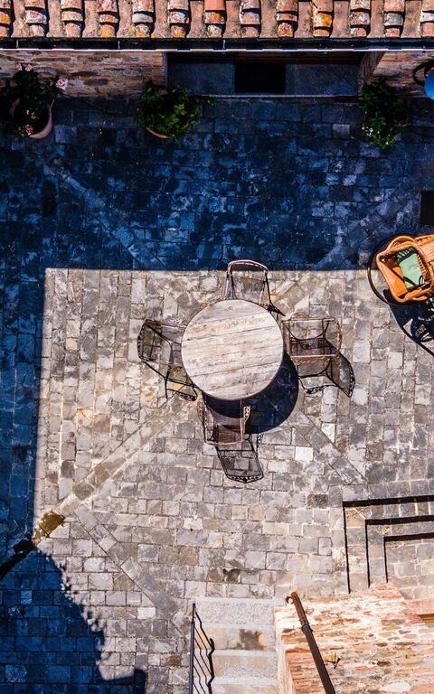 Podere i Prati: Außen, Balkon / Terrasse / Patio, Draussen