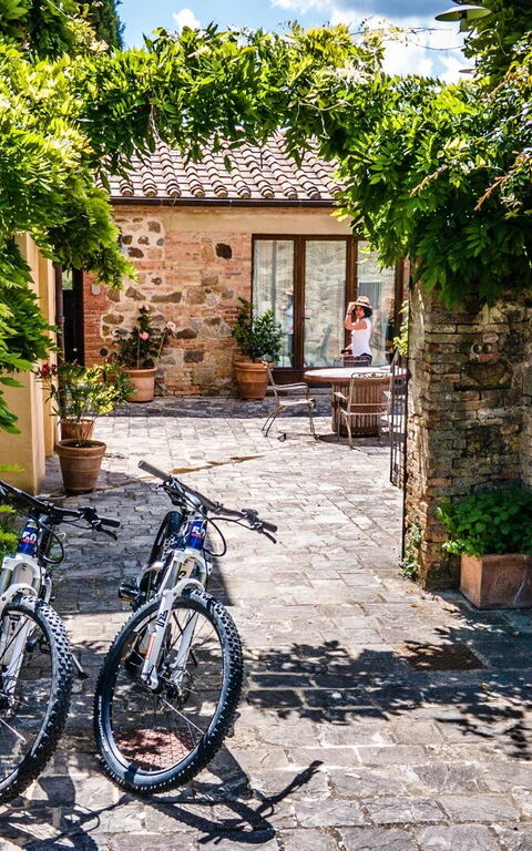 Podere i Prati: Außen, Balkon / Terrasse / Patio, Draussen