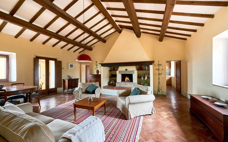 Podere i Prati: Wohnzimmer
