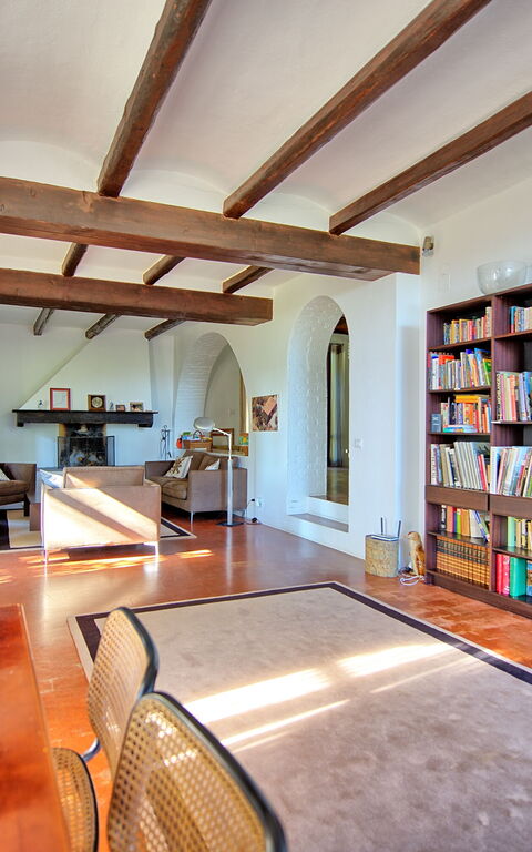 Villa Ulivacci: Wohnzimmer