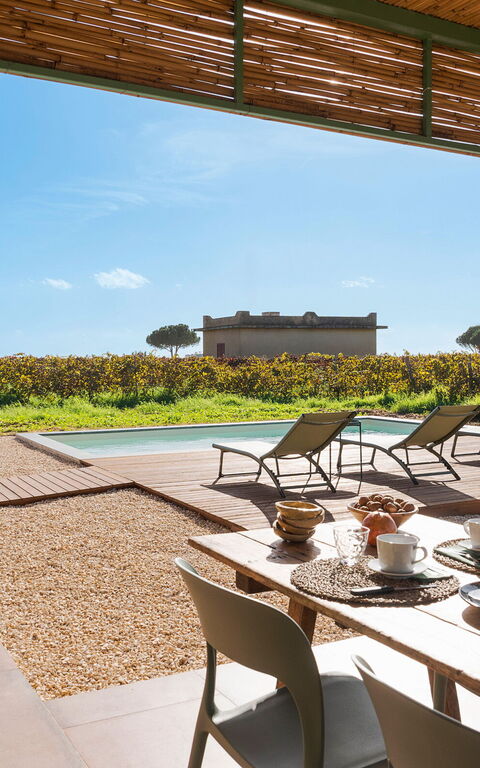 Villa Memà: Außen, Balkon / Terrasse / Patio, Draussen, Schwimmbad