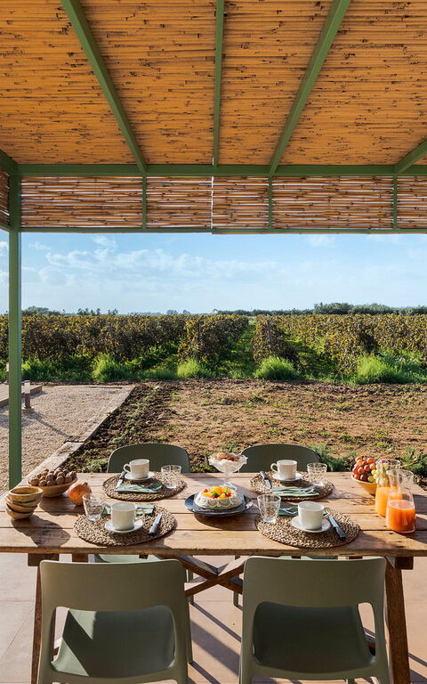 Villa Memà: Außen, Balkon / Terrasse / Patio, Draussen