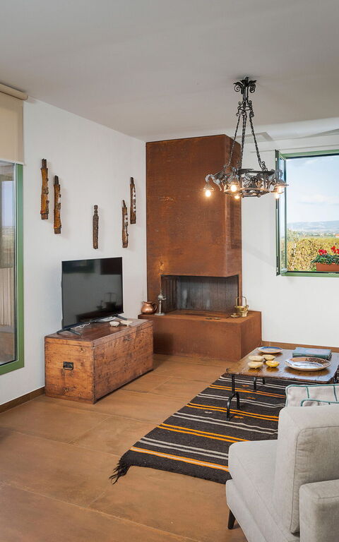 Villa Memà: Wohnzimmer