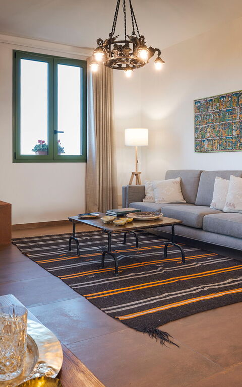 Villa Memà: Wohnzimmer