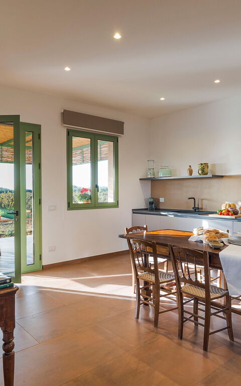 Villa Memà: Esszimmer, Küche