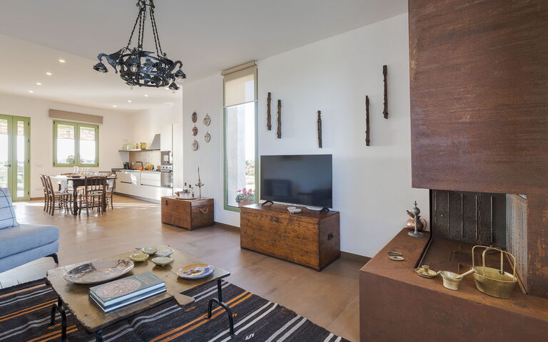 Villa Memà: Wohnzimmer
