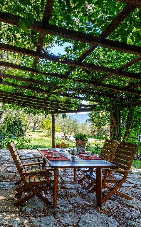 Villa Roseto: Außen, Balkon / Terrasse / Patio, Draussen