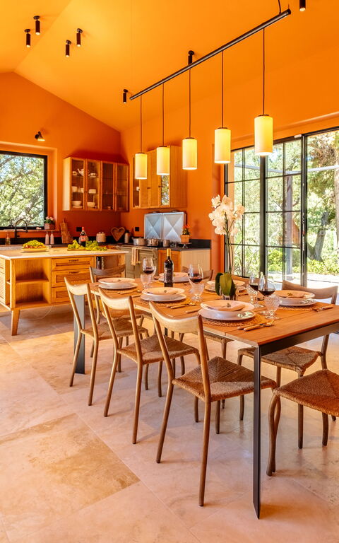 Villa Roseto: Esszimmer