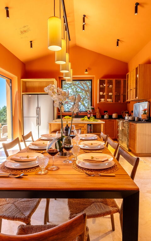 Villa Roseto: Esszimmer