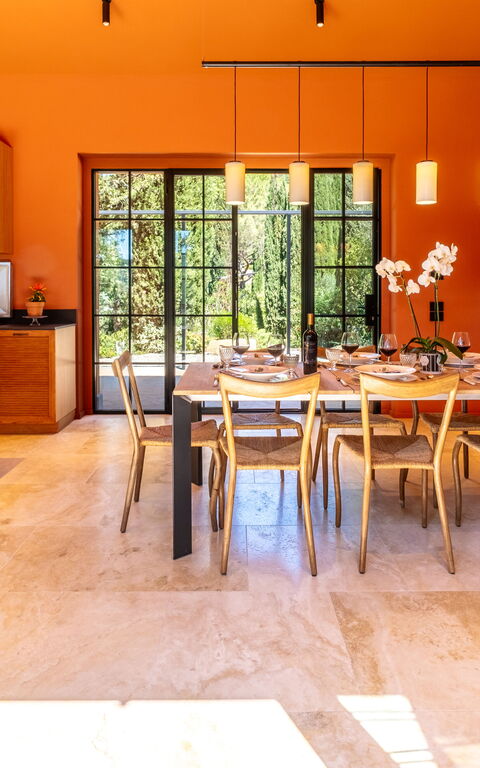 Villa Roseto: Esszimmer