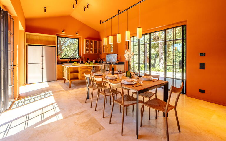 Villa Roseto: Esszimmer