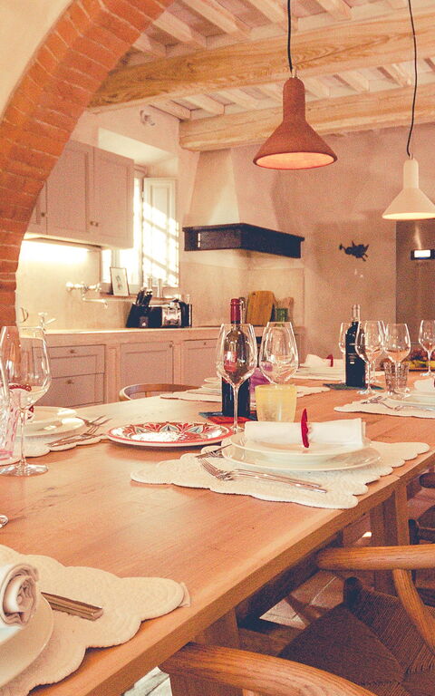 Villa Icario: Esszimmer