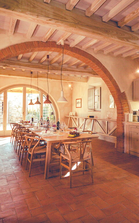 Villa Icario: Esszimmer