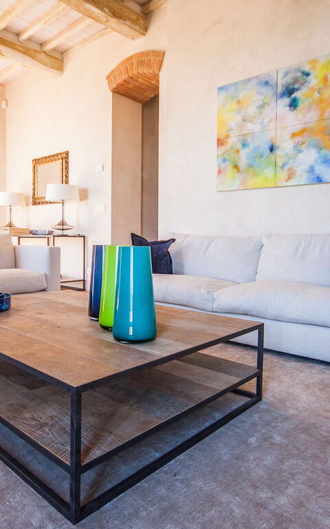 Villa Icario: Wohnzimmer