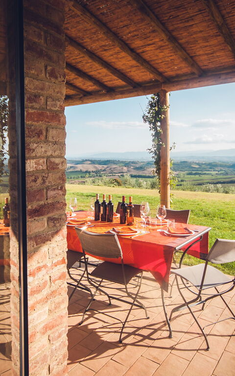 Villa Icario: Ansichten, Balkon / Terrasse / Patio, Garten