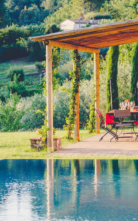 Villa Icario: Balkon / Terrasse / Patio, Schwimmbad