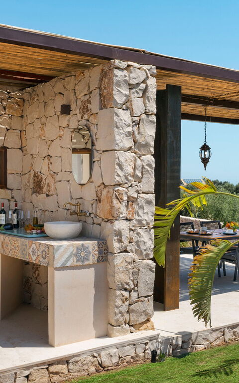 Eos Villa: Außen, Balkon / Terrasse / Patio, Draussen