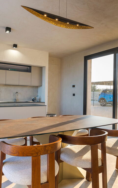 Eos Villa: Esszimmer, Küche