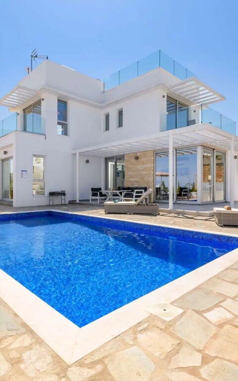 Mylos Lifestyle Seaview Villa #37: Außen, Draussen, Schwimmbad