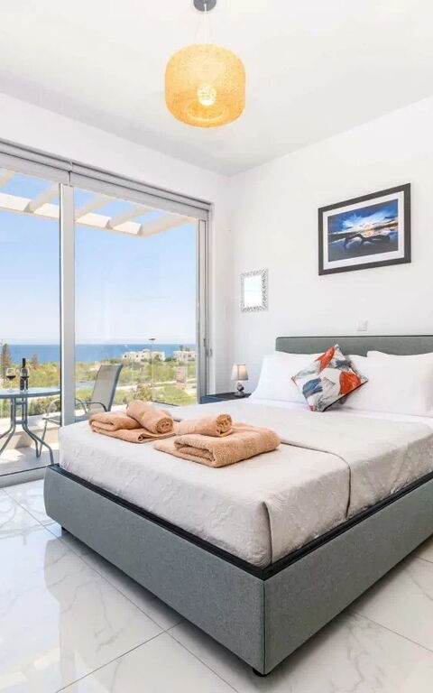 Mylos Lifestyle Seaview Villa #37: Schlafzimmer