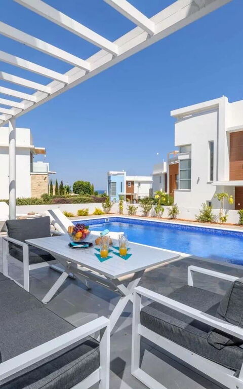 Mylos Lifestyle Seaview Villa #37: Außen, Draussen, Schwimmbad