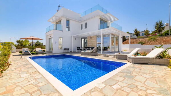 Mylos Lifestyle Seaview Villa #37: Außen, Draussen, Schwimmbad