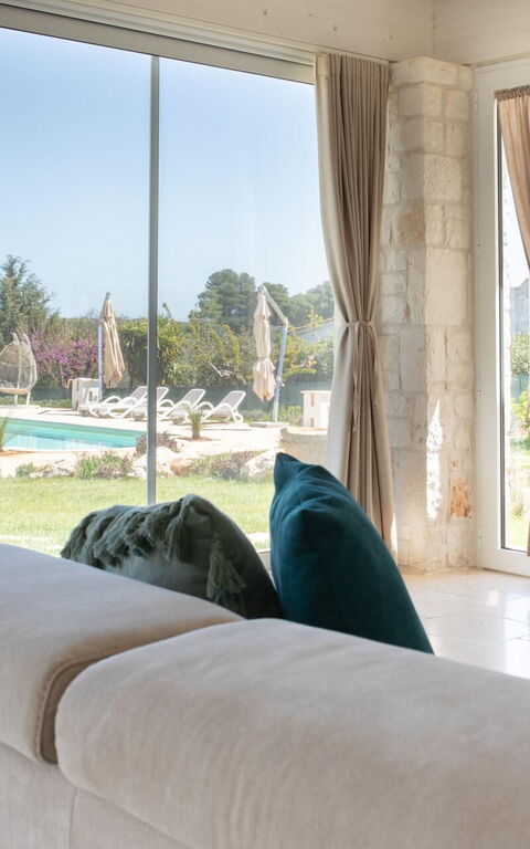 Villa Calanthia: Wohnzimmer