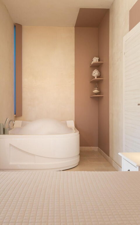 Villa Calanthia: Schlafzimmer