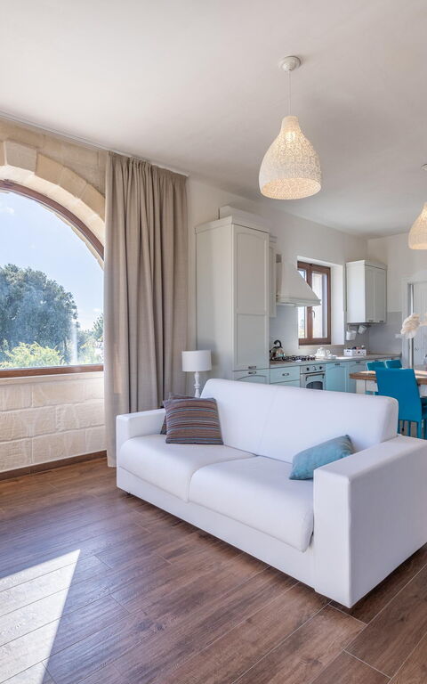 Villa Icaria: Wohnzimmer