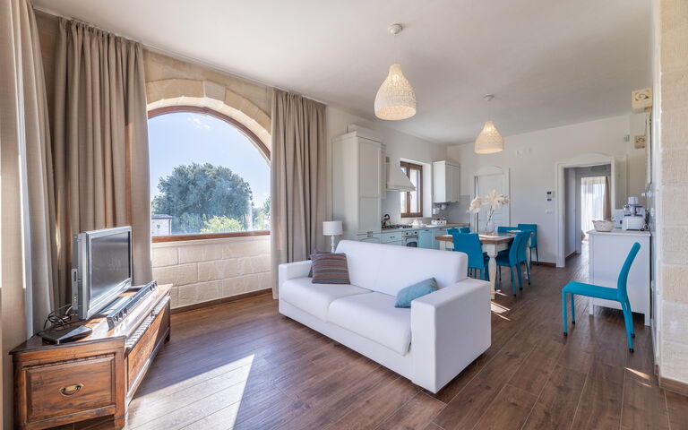 Villa Icaria: Wohnzimmer